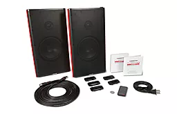 Колонки акустические Monster Clarity HD Monitor Speakers Red - миниатюра 3