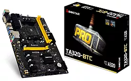 Материнская плата Biostar TA320BTC (AMD A320, AMD A-series, 2 x DDR4, 6xPCI-E,DVI) ATX - миниатюра 3