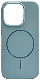 Чохол Silicone Case Full Fine Ring MagSafe для Apple iPhone 14 Pro Max Sky Blue - фото Чохол Silicone Case Full Fine Ring MagSafe для Apple iPhone 14 Pro Max Sky Blue