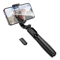 Селфи-монопод Borofone BY13 Nube live broadcast holder Black (6941991119415)