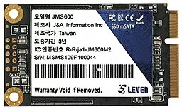 SSD Накопитель LEVEN JMS600 256 GB mSATA (JMS600-256GB) - фото SSD Накопитель LEVEN JMS600 256 GB mSATA (JMS600-256GB)