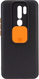 Чехол Epik Camshield mate Xiaomi Redmi 9 Black/Orange - миниатюра 3