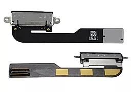 Нижний шлейф Apple iPad 2 с разъемом зарядки, с микрофоном Original Black
