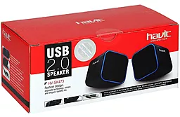 Колонки акустические Havit HV-SK473 Black/Blue - миниатюра 3