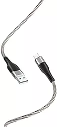 Кабель XO NB158 USB-A - micro USB 12w 2.4a 1м cable Black - фото Кабель XO NB158 USB-A - micro USB 12w 2.4a 1м cable Black