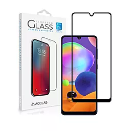 Защитное стекло ACCLAB Full Glue Samsung A315 Galaxy A31  Black (1283126508578)