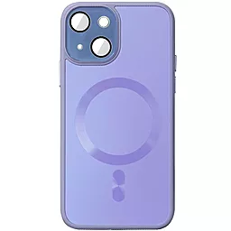 Чехол Epik TPU+Glass Sapphire Midnight with MagSafe для Apple iPhone 13 Dasheen