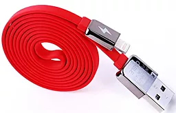 Кабель Remax Kingkong USB-A - Lightning 12w 2.4a 1м cable Red (RC-015i) - миниатюра 2 Кабель Remax Kingkong USB-A - Lightning 12w 2.4a 1м cable Red (RC-015i) - миниатюра 2