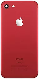 Задняя крышка корпуса Apple iPhone 7 со стеклом камеры Original Red - фото Задняя крышка корпуса Apple iPhone 7 со стеклом камеры Original Red
