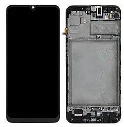 Дисплей Samsung Galaxy M21s M217 з тачскріном і рамкою, оригінал, Black