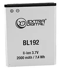 Аккумулятор Lenovo A680 IdeaPhone / BL192 / BML6377 (2000 mAh) ExtraDigital