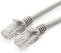 Патч-корд RJ-45 1.5м Cablexpert Cat. 5e UTP сірий (PP12-1.5M)