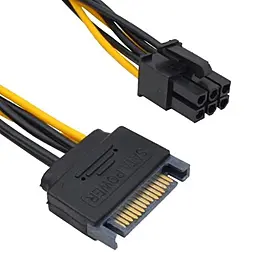 Кабель (шлейф) EasyLife 6pin - SATA 0.15 м - фото Кабель (шлейф) EasyLife 6pin - SATA 0.15 м