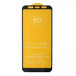 Защитное стекло 1TOUCH 9D для Samsung A605 (A6 Plus 2018) Black тех пак