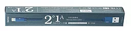 Кабель Remax Kerolla USB-A - Lightning 10.5w 1м cable Blue (RC-094i) - миниатюра 2 Кабель Remax Kerolla USB-A - Lightning 10.5w 1м cable Blue (RC-094i) - миниатюра 2