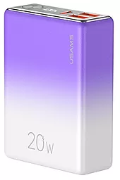 Повербанк Usams US-CD192 10000 mAh 20W PD/QC Gradient Purple
