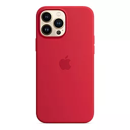 Чехол Apple Silicone Case with Magsafe iPhone 13 Pro Red