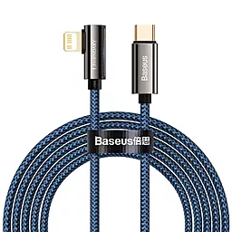 USB PD Кабель Baseus Legend Series Elbow 20W 3A 2M USB Type-C - Lightning Cable Blue