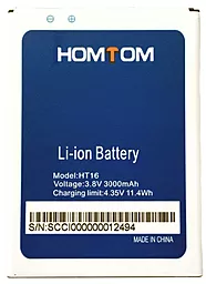 Аккумулятор Homtom HT16 (3000 mah) 12 мес. гарантии