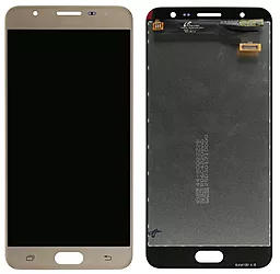 Дисплей Samsung Galaxy J7 Prime G610 з тачскріном, оригінал, Gold