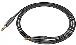 Аудио кабель Hoco UPA19 AUX mini Jack 3.5mm M/M Cable 1 м black - миниатюра 2