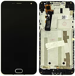 Дисплей Meizu M2, M2 mini (микросхема 6x6 мм) с тачскрином и рамкой, оригинал, Black - фото Дисплей Meizu M2, M2 mini (микросхема 6x6 мм) с тачскрином и рамкой, оригинал, Black