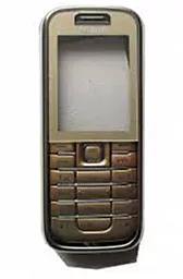 Корпус для Nokia 6233 з клавіатурою Gold