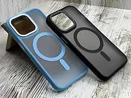 Чехол Epik Colorful Matte Case with Magsafe для Apple iPhone 13 Blue - миниатюра 2