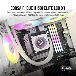 Система охолодження Corsair iCUE H150i Elite LCD XT (CW-9060077-WW) - мініатюра 4