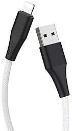 Кабель Hoco X32 Excellent USB-A - Lightning 12w 2.4a 1м cable White - фото Кабель Hoco X32 Excellent USB-A - Lightning 12w 2.4a 1м cable White