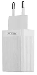 Сетевое зарядное устройство WK Design Lochon 18w PD USB-C fast charger white (WP-U76)