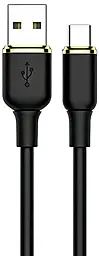 Кабель Amaya C89 USB-A - Type-C 15w 3a 1м cable Black - фото Кабель Amaya C89 USB-A - Type-C 15w 3a 1м cable Black