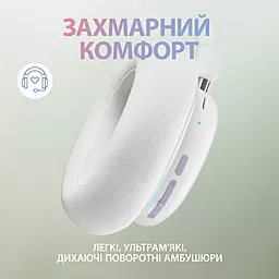 Наушники Logitech G735 Wireless Gaming Headset Off-White (981-001083) - миниатюра 2