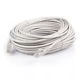 Патч-корд RJ-45 30м Vinga Cat. 5e UTP CCA білий (5E0.5CCA-30.0) - мініатюра 3 Патч-корд RJ-45 30м Vinga Cat. 5e UTP CCA білий (5E0.5CCA-30.0) - мініатюра 3