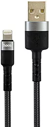 Кабель Hoco DU46 USB-A - Lightning 12w 2.4a 1м cable Black - фото Кабель Hoco DU46 USB-A - Lightning 12w 2.4a 1м cable Black