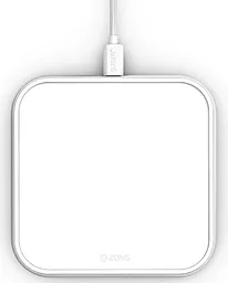 Бездротовий (індукційний) зарядний пристрій Zens Single Aluminium Wireless Charger 10W White (ZESC11W/00)