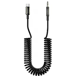 Аудіо кабель Proove Steel Spring AUX mini Jack 3.5 - USB Type-C M/M сable 1 м black (ACSS00005201) - фото Аудіо кабель Proove Steel Spring AUX mini Jack 3.5 - USB Type-C M/M сable 1 м black (ACSS00005201)