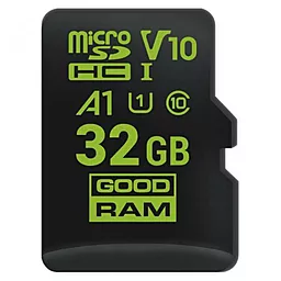 Карта пам'яті GooDRam microSDHC 32GB M1A0 Class 10 UHS-1 U1 V10 A1 (M1A0-0320R11) - фото Карта пам'яті GooDRam microSDHC 32GB M1A0 Class 10 UHS-1 U1 V10 A1 (M1A0-0320R11)