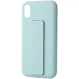 Чехол Epik Silicone Case Hand Holder Apple iPhone XR Ice Blue