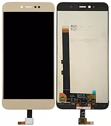 Дисплей Xiaomi Redmi Note 5A Prime, Redmi Y1 с тачскрином, Gold - фото Дисплей Xiaomi Redmi Note 5A Prime, Redmi Y1 с тачскрином, Gold