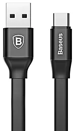 Кабель USB Baseus Nimble Portable 0.23M Type-C Cable Black (CATMBJ-01)