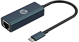 Сетевая карта HP USB Type-C - RJ45 1000Mbps 0.15м синий (DHC-CT208)
