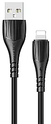 Кабель USB Borofone BX 37 Lightning 2.4A Black
