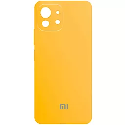 Чехол Epik Silicone Cover Full Camera (AA) для Xiaomi Mi 11 Lite Желтый / Sunflower