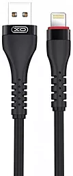 Кабель XO NB213 USB-A - Lightning 12w 2.4a 1м cable Black