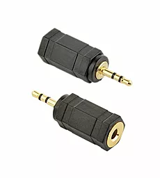 Аудіо перехідник Cablexpert micro Jack 2.5 mm - mini Jack 3.5 mm M/F black (A-3.5F-2.5M) - мініатюра 3