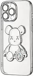 {"ru": "Чехол", "uk": "Чохол"} Shining Bear Case для Apple iPhone 13 Pro Max Silver