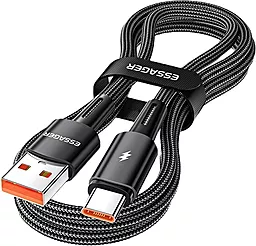 Кабель Essager Sunset USB-A - Type-C 120w 6a 2м cable Black (EXC120-CGA01-P) - фото Кабель Essager Sunset USB-A - Type-C 120w 6a 2м cable Black (EXC120-CGA01-P)