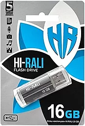 Флешка Hi-Rali 16GB Corsair Series (HI-16GBCORNF) Gray - мініатюра 2
