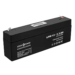 Акумуляторна батарея Logicpower 12V 2.3 Ah (LPM 12 - 2.3 AH) AGM - мініатюра 2